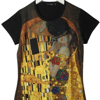 T-shirt bacio Gustav Klimt taglia L