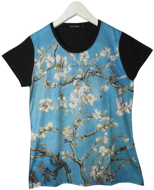 camiseta  almendro Van Gogh talla L