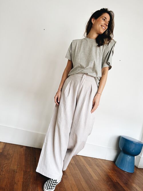 Le pantalon Hudson - gris perle