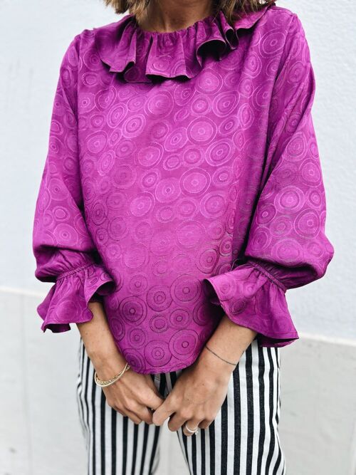 La blouse Antoinette - fuschia