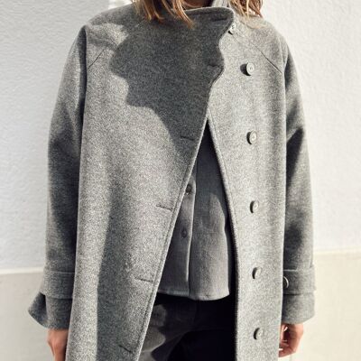 Le manteau Oscar- gris