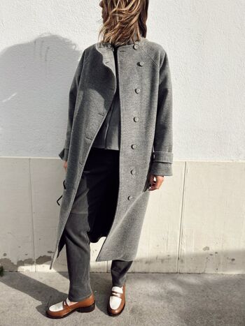 Le manteau Oscar- gris 2