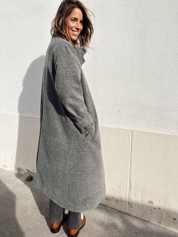 Le manteau Oscar- gris 5