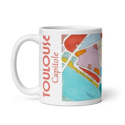 Illustrated MUG Toulouse, Map of the CAPITOLE district