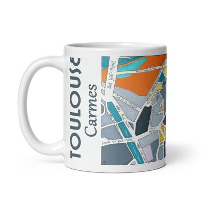 Illustrated MUG Toulouse, Map of the CARMES district