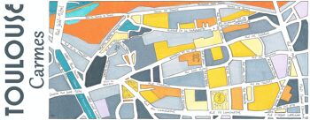 MUG Illustré Toulouse, Plan du quartier CARMES 2