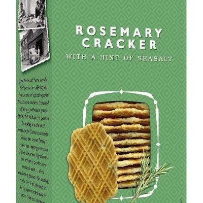 rosemary cheese crackers / verduijn's sea salt 75 G