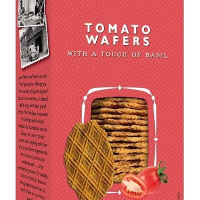 Waffles queso tomate / albahaca verduijn's 75g