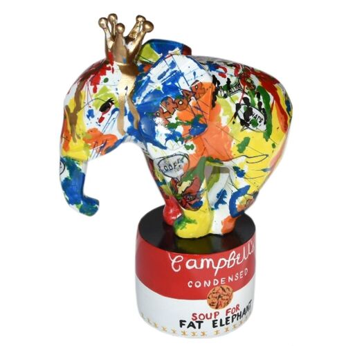 Figura decorativa elefante FACETED DECO