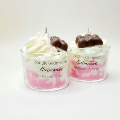 Marshmallow gourmet candle