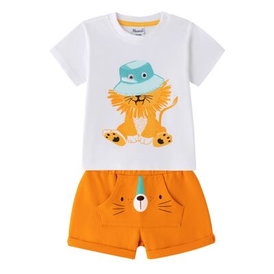 T-Shirt-Set mit Löwe für Babys