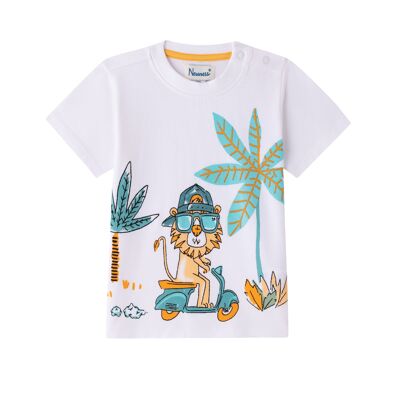 T-Shirt für Babyjungen mit Löwe