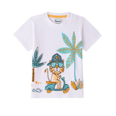Baby boy t-shirt with lion
