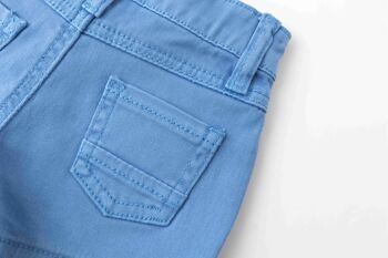 Short en jean bleu clair pour bébé garçon 5