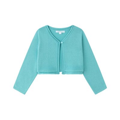 Cardigan de punto en Azul para niña