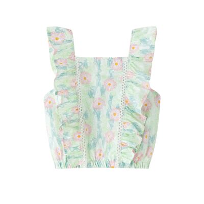 Junior Girls Flower Top