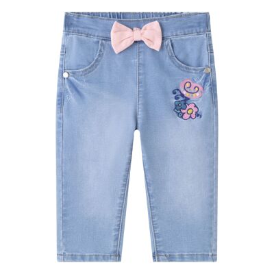 Girl's jeans with bow