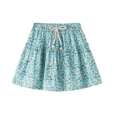 Blue daisy skirt