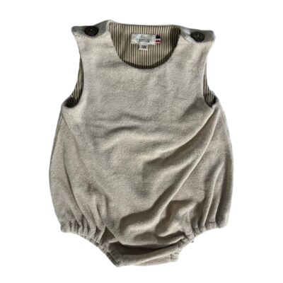 Leon Terry Romper Beige