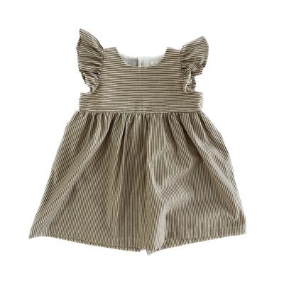 Honey Stripe Baby Jade Dress