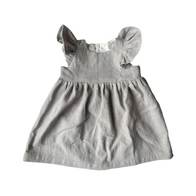 Jade Baby Linen Dress Beige