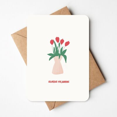 Geburtstag | Blumenstrauß in Vase