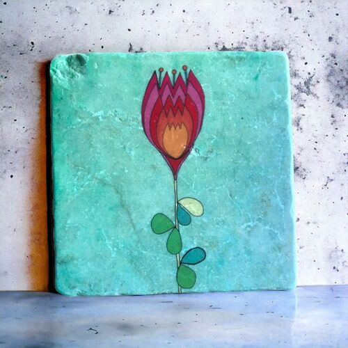 Fliese Tulpe 10 cm x 10 cm