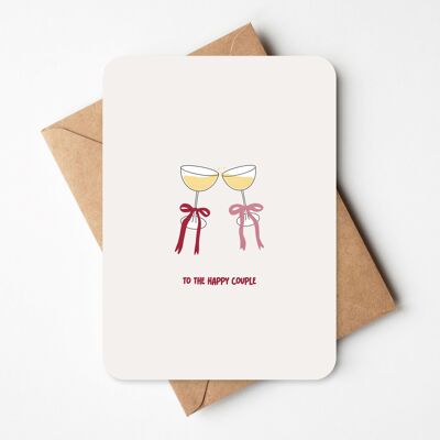 Greeting card | to the happy couple