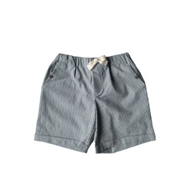 Pantaloncini Lucien per bambini a righe oceaniche