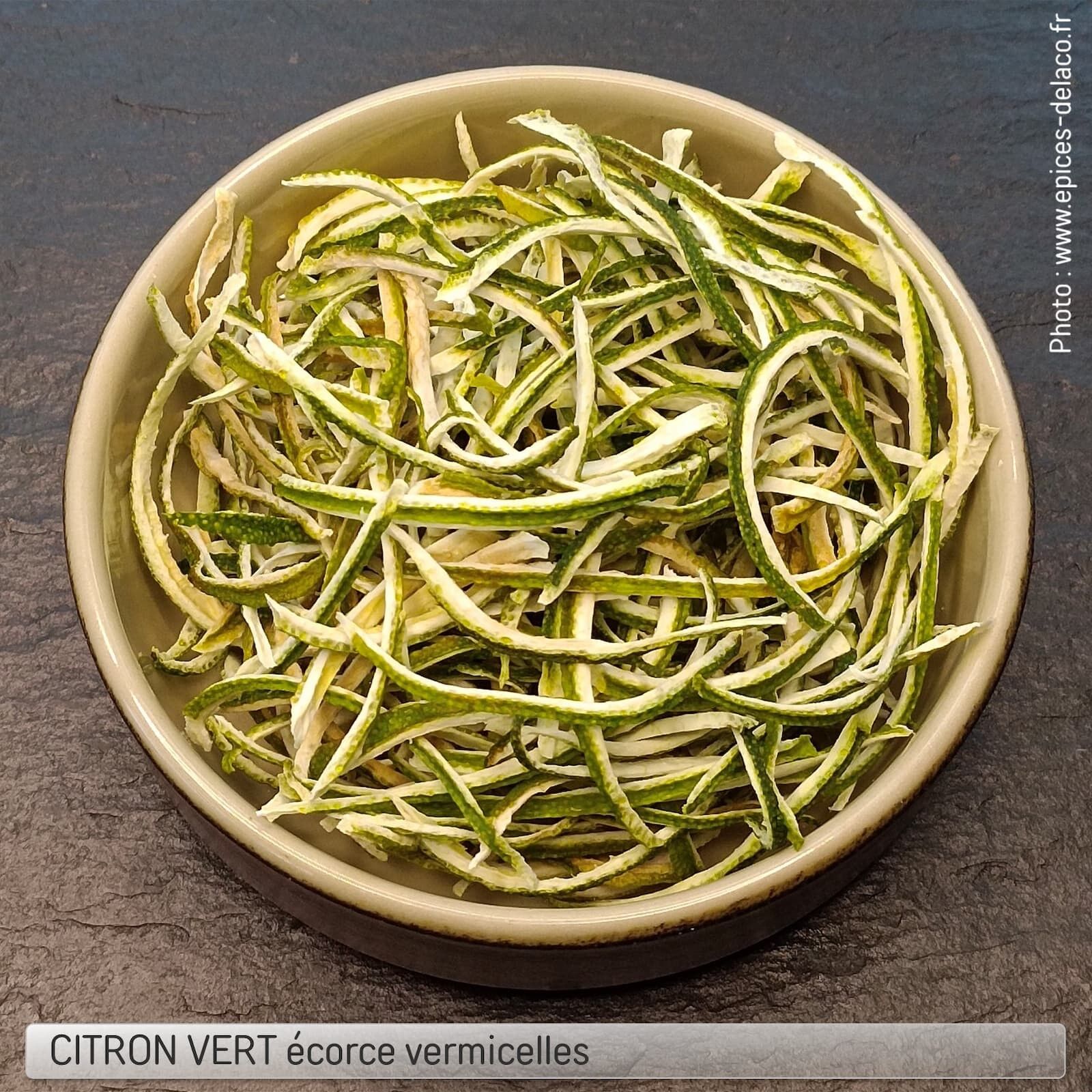 Vermicelli di scorza di LIME - frutta secca, frutta secca