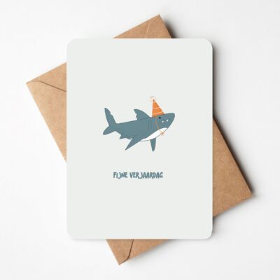 Birthday card | shark