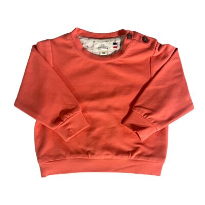 Lucie Baby Pfirsich-Sweatshirt