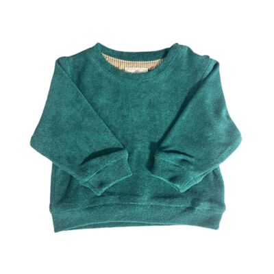 Lucie Baby Sponge Peacock Sweatshirt