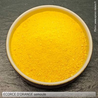 ORANGE peel semolina -