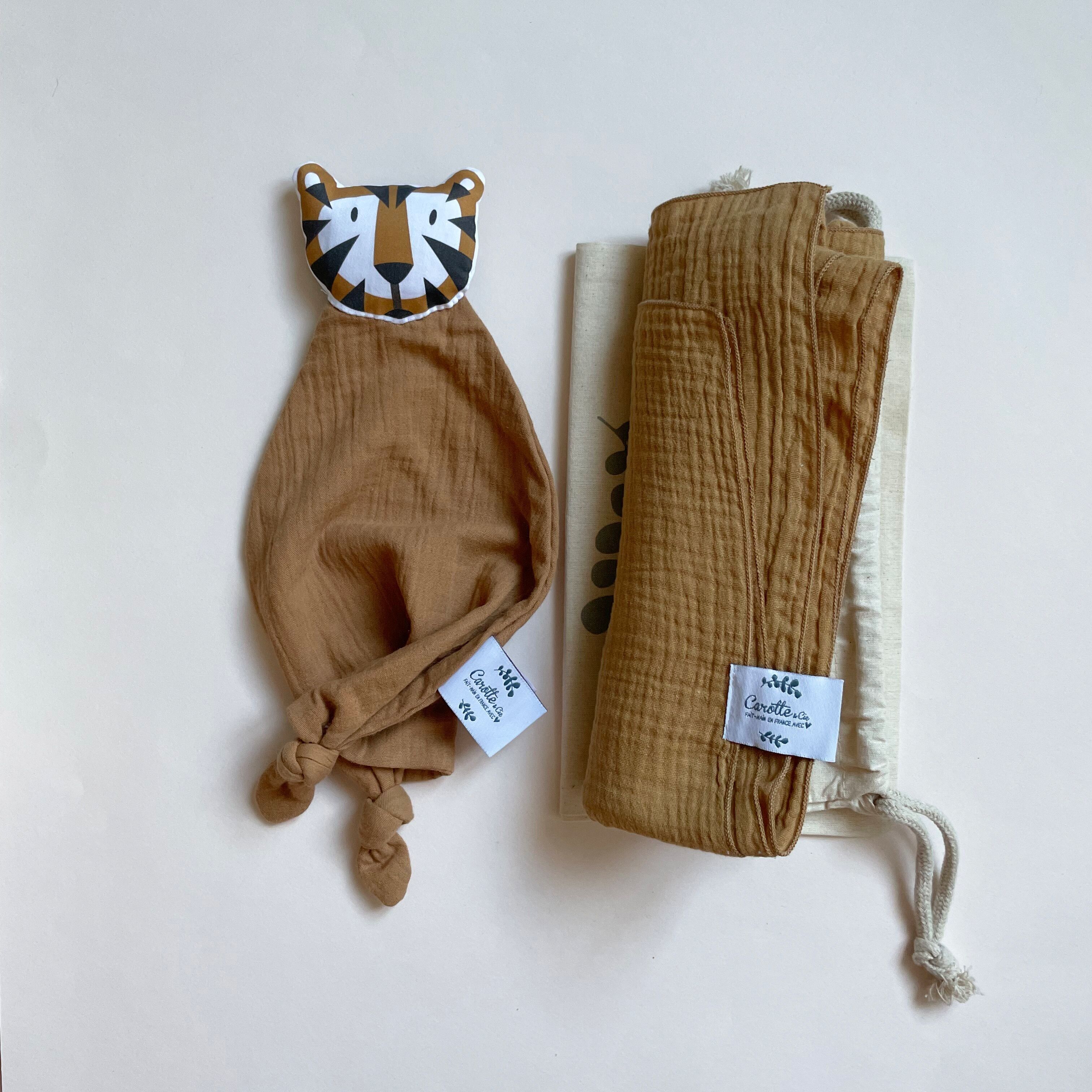 Casetta nascita "Hug" Camel Tiger per la nanna del bambino.