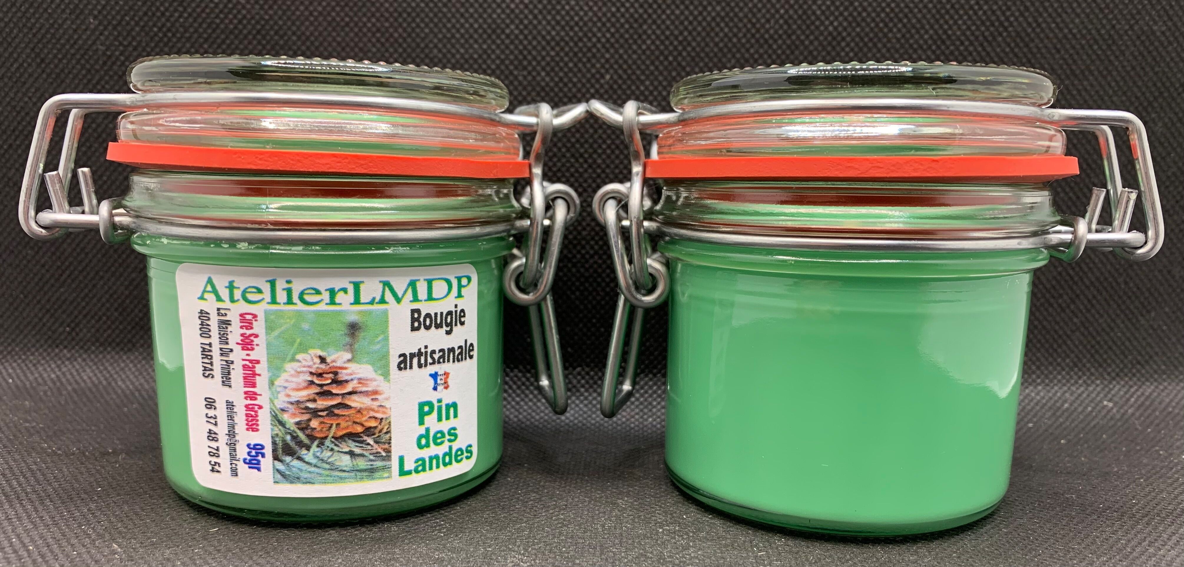 CANDELA PROFUMATA AL PINO DI LANDES - Vasi