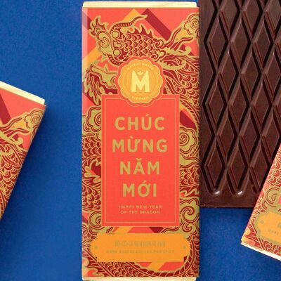 Mini dark chocolate bar Pho Spices 65% VIETNAM 24g – TET EDITION