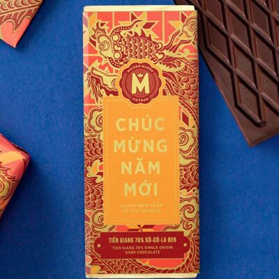 Mini-Schokoriegel Tien Giang 70 % GRAND CRU VIETNAM 24 g – TET EDITION