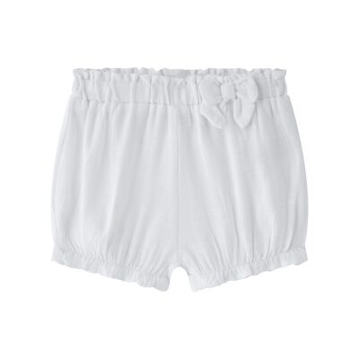 Shorts da ragazza in bianco