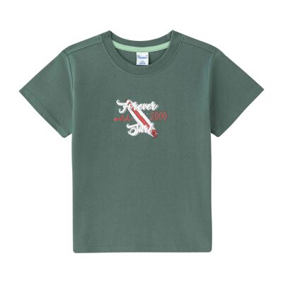 Surfbrett-T-Shirt für kleine Jungen