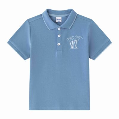 Junior boy's polo shirt with embroidery