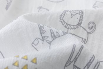 Chemise bébé blanche avec animaux 8