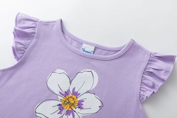 T-shirt Fleur Lilas 3