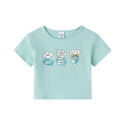 Flower t-shirt for junior girl