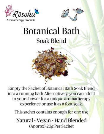 Mélange de bain botanique - Sachet de 20 g 2