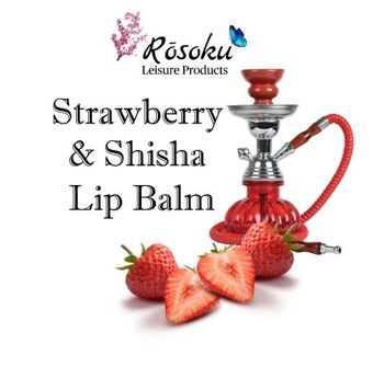 Baume à lèvres aromatisé à la fraise et à la chicha 2