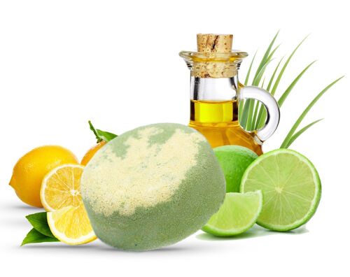 Lemon and Lime Fruit Fizz Bath Bomb