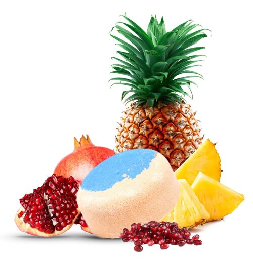 Pineapple and Pomegranate Fruit Fizz - 200g Bath Bomb