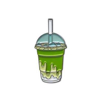 Emaille Pin „Iced Matcha Latte“