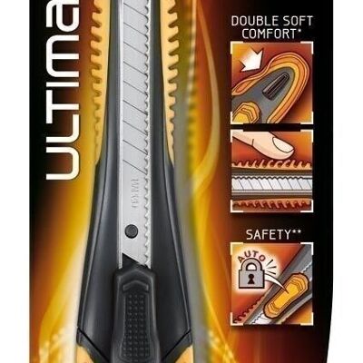 Cutter ULTIMATE 9mm, cierre de seguridad